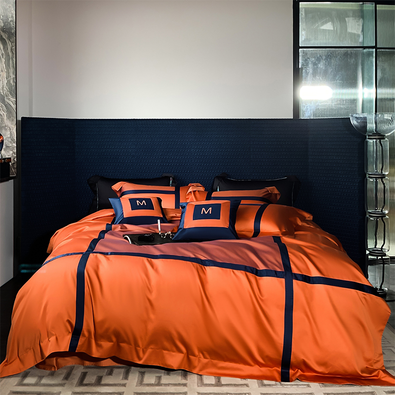 简约轻奢150支长绒棉裸睡四件套