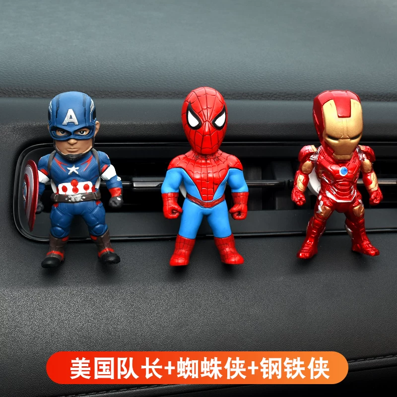 Автомобильный освежитель воздуха The Avengers, вент-клип в виде Железного человека, ароматерапия
