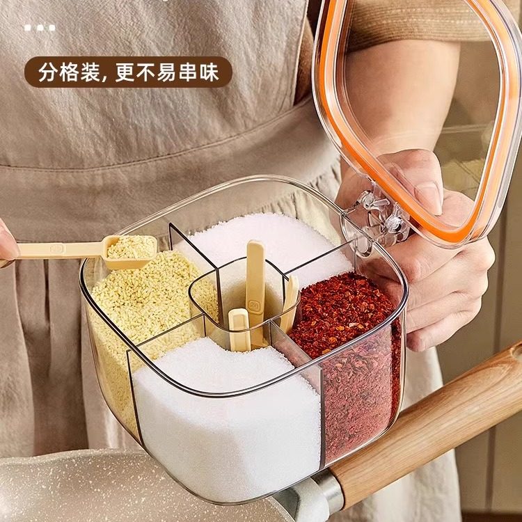 日本调料盒厨房调料罐组合套装一体多格盐味精胡椒收纳佐料调味瓶,厨房/烹饪用具,调味瓶罐/调料研磨器,淘宝优惠券,粉丝福利购,淘宝优惠卷