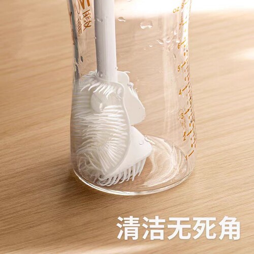 日本运动水杯清洁缝隙硅胶清洁刷