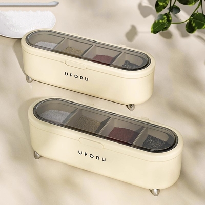 日本调料盒厨房高端新款调味多格