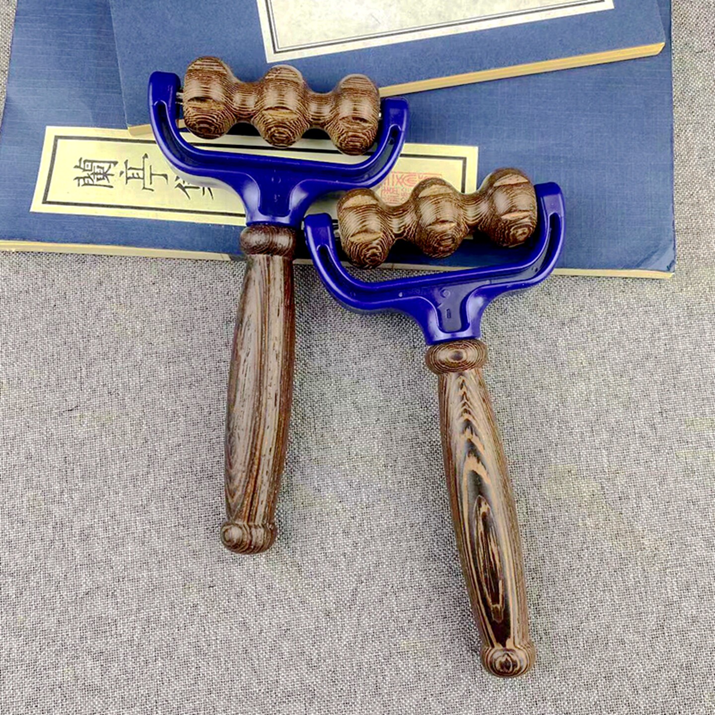 实木滚珠按摩器疏通经络小工具全身通用滚轮手臂部手指腿部按摩刷