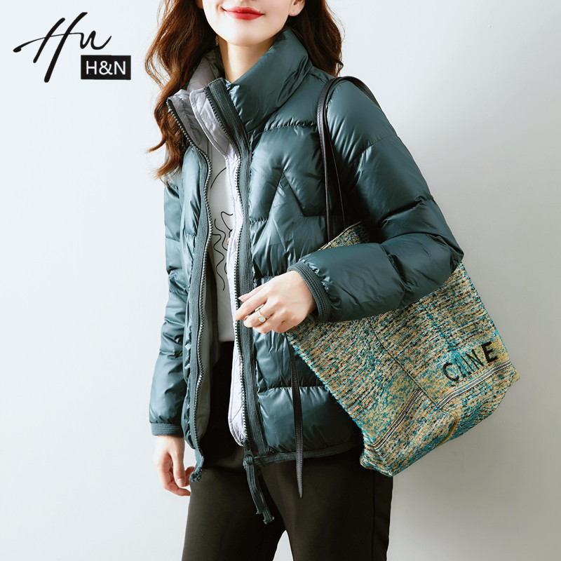 高端小个子轻薄羽绒服女短款2024年新款大牌奢华白鹅绒气质外套潮