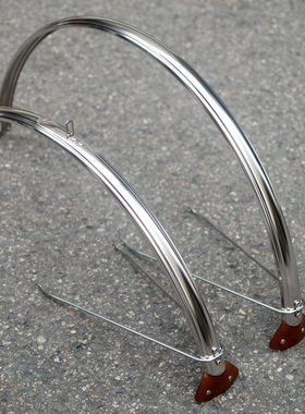 700c钢架公路车专用304不锈钢23c25c28c窄款全包式法式挡泥板泥瓦