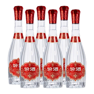 献礼版汾酒53度500ml*6瓶装山西杏花村清香型高度粮食白酒
