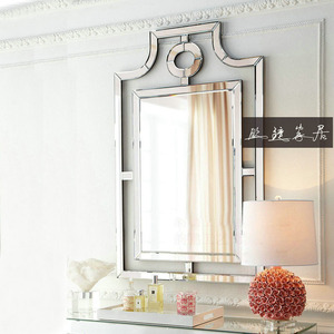 现代简约浴室镜威尼斯创意艺术镜子卧室壁挂梳妆镜欧式化妆镜