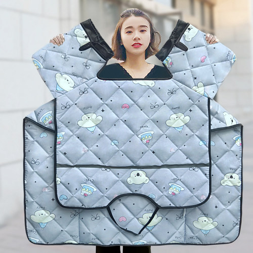 电动车挡风被四季通用双面防水夏季电瓶摩托车中厚春秋防风防雨罩