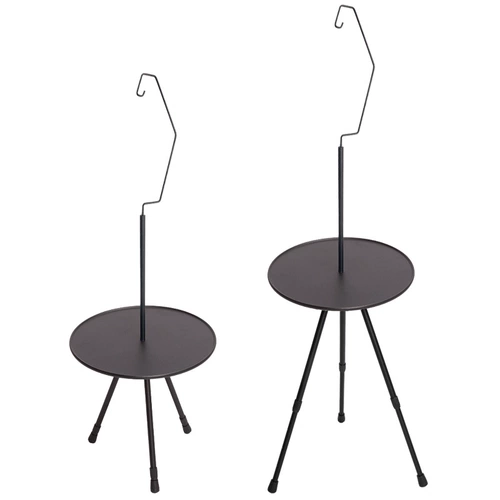 На открытом воздухе лагерь для кемпинга алюминиевый сплав Складные столы с маленькими столами, чтобы поднять черный обеденный стол для моторного чая.