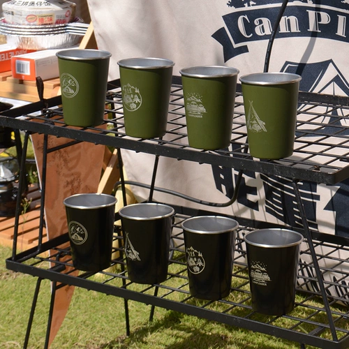 Дорожный кофейный бокал из нержавеющей стали, комплект, нержавеющая сталь AISI 304