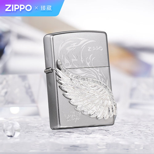 ZIPPO打火机三面贴章热恋之翼