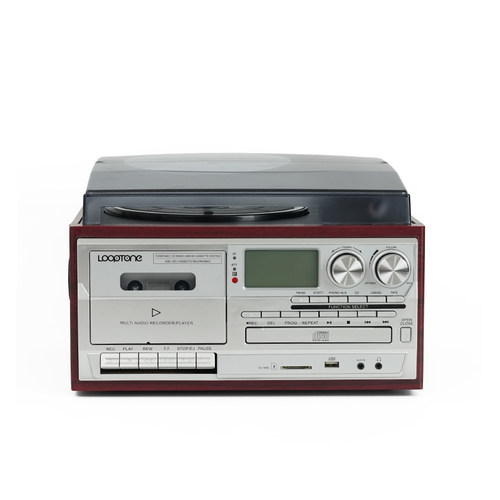 黑胶唱机CD一体多功能双向蓝牙