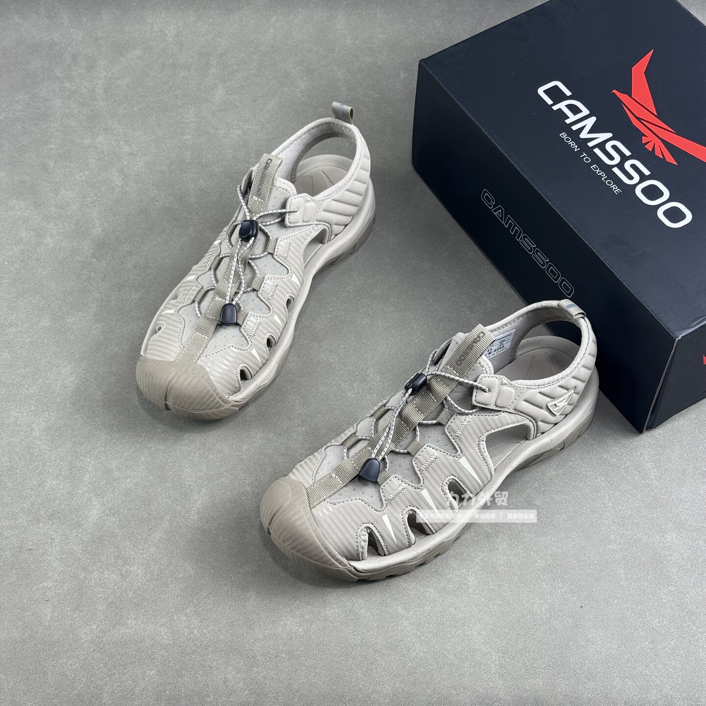 Camssoo夏季凉鞋~男女轻便防滑透气户外休闲运动溯溪沙滩包头凉鞋