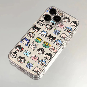 哪吒闹海小人适用iPhone16/14苹果15pro动漫手机壳华为mate/p/70荣耀300vivox200mini小米OPPOReno13软套男女