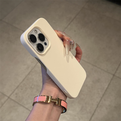 适用iPhone16Promax半包手机壳14plus超薄简约纯色12/13pro磨砂软11硅胶高级感防指纹保护套11情侣款防摔14