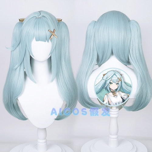 AICOS珐露珊原神假发仿真头皮