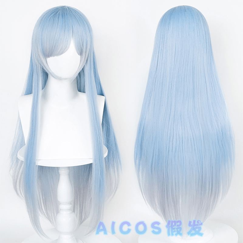 AICOS蕾姆雷姆渐变色假发