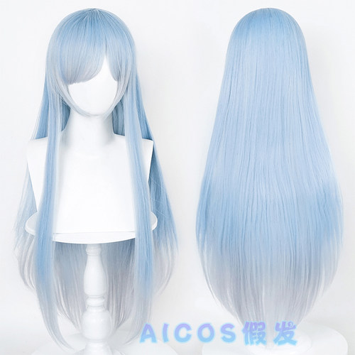 AICOS蕾姆雷姆渐变色假发