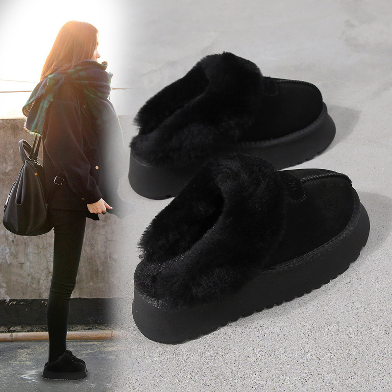 麦尔达爆款毛毛拖鞋女