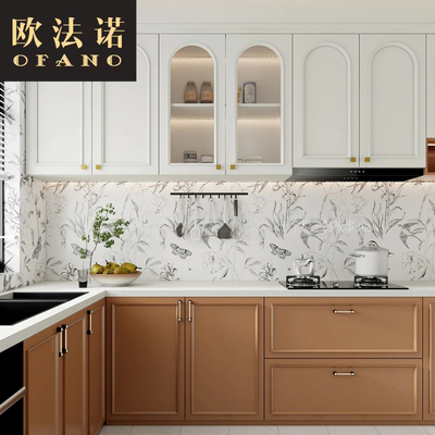 全屋定制中古纯实木餐边柜橱柜全屋空间整装定制工厂定做