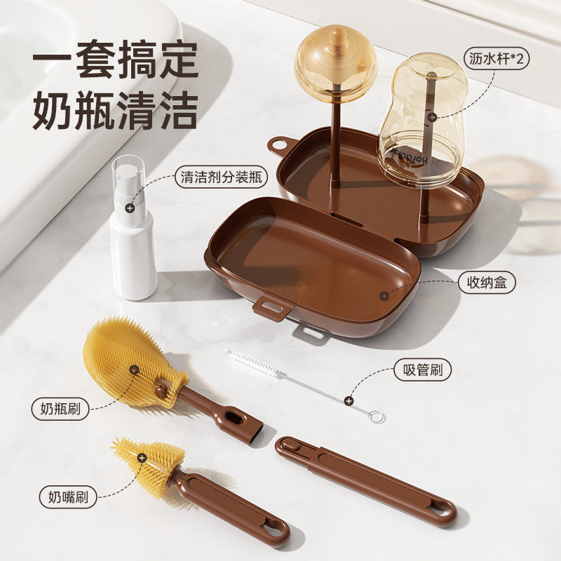 婴儿洗奶瓶刷子多功能便图片