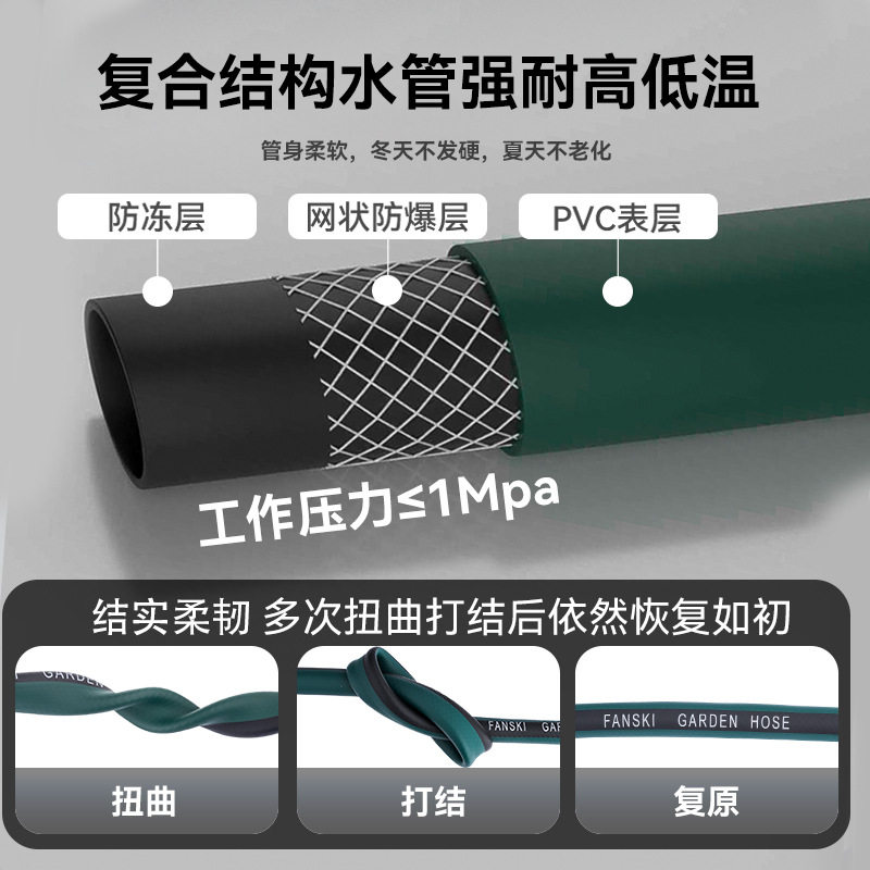 高压洗车水枪套装PVC喷枪