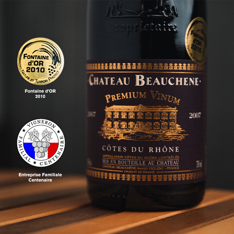 罗纳河谷wineboss金奖干红葡萄酒