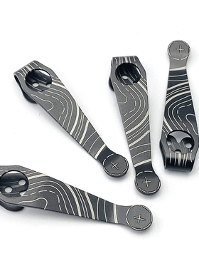 蜘蛛C81背夹蜘蛛C10钛合金刀夹口袋夹SPYDERCO Paramilitary 2