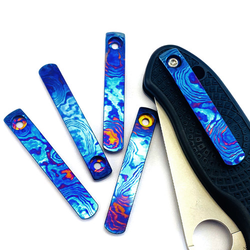 钛马C223蜘蛛一体背夹CNC刀夹 Para3 Lightweight Manix 2 clip