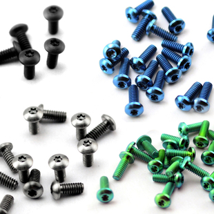 美制牙2-56钛合金T6梅花螺丝钉 折刀背夹螺丝钉折叠刀背夹螺丝钉