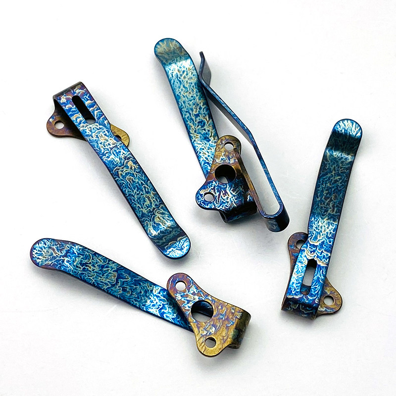 钛合金口袋夹刀具配件改装刀零件