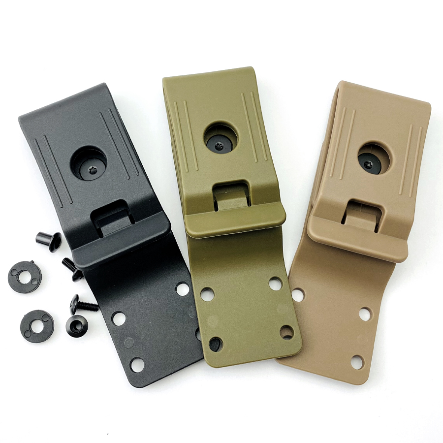 刀鞘制作配件 腰夹 K鞘配件DIY鞘配件塑料腰夹 通用型K鞘背夹配件