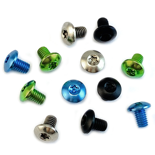 M3钛合金半圆头梅花螺丝钉 T8刀柄螺丝钉折刀DIY主轴钛合金刀螺丝