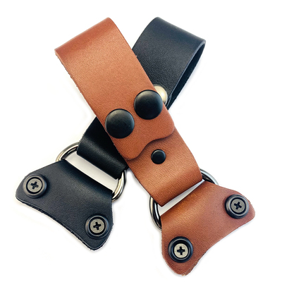 植鞣革头层牛皮腰带皮带扣 K鞘配套装饰 直刀刀鞘携带系统皮带扣