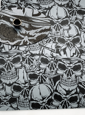 KYDEX板 K板刀鞘DIY 热塑板K板枪套材料 骷髅头纹K板刀套K鞘套