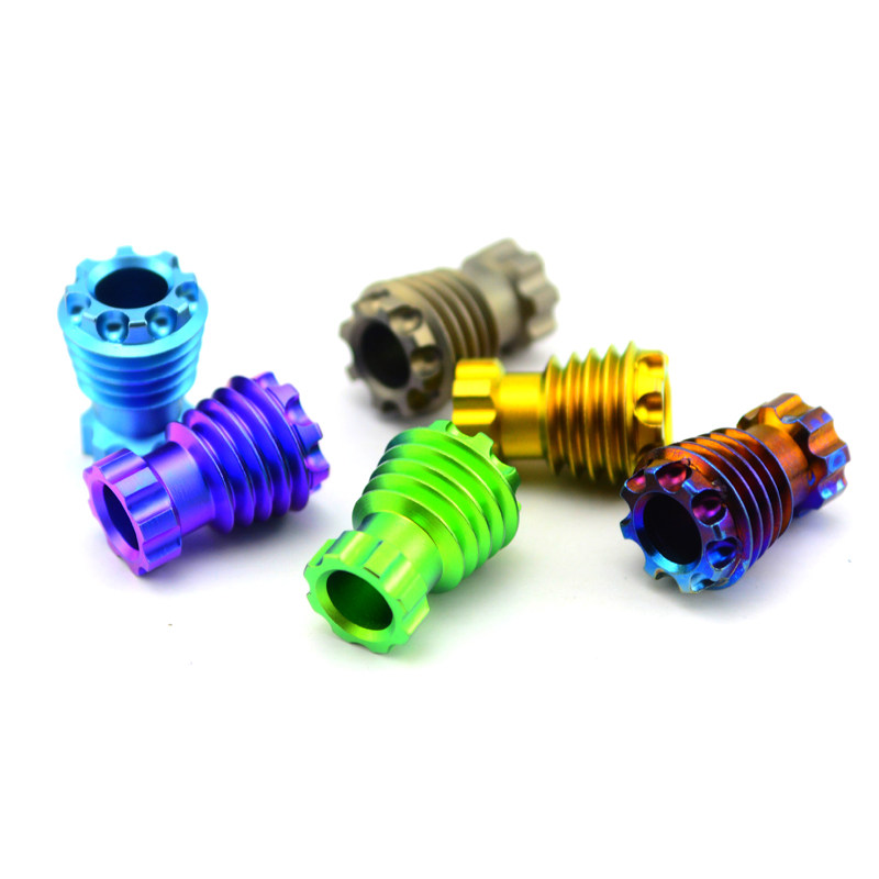 烤蓝钛合金刀坠吊坠 伞绳坠 钛合金edc工具 烤蓝刀坠黄铜刀坠吊坠,户外/登山/野营/旅行用品,挂扣,淘宝优惠券,粉丝福利购,淘宝优惠卷