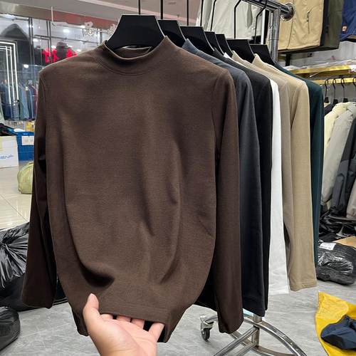 细腻亲肤一线代工男女同款打底衫