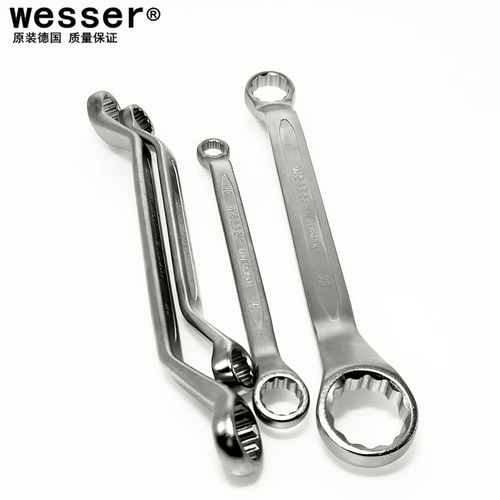 wesser双梅花扳手公制铬钒钢