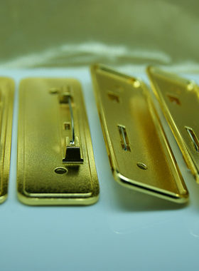 锌合金正品,纯金属打造胸牌卡托,工牌卡托