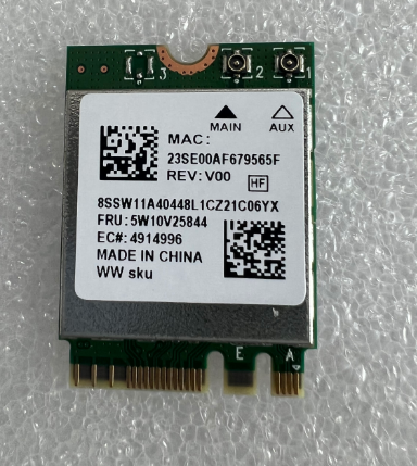 联想版RTL8852BE 无线网卡P780 M75q 启天A960 a860  5W10V25844