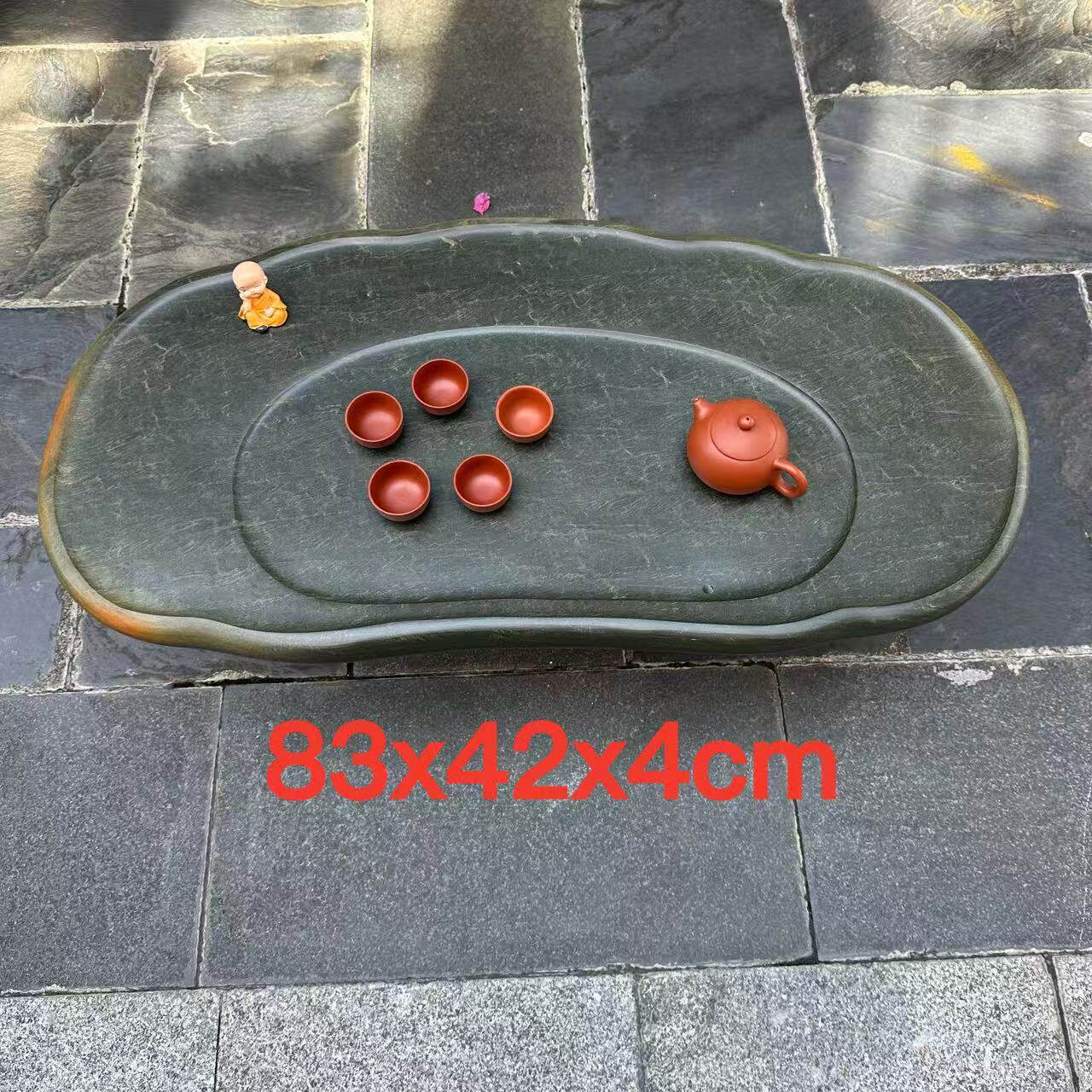端石茶盘厂家绿端创意简易干湿分离高档室内外茶台茶海客厅精品