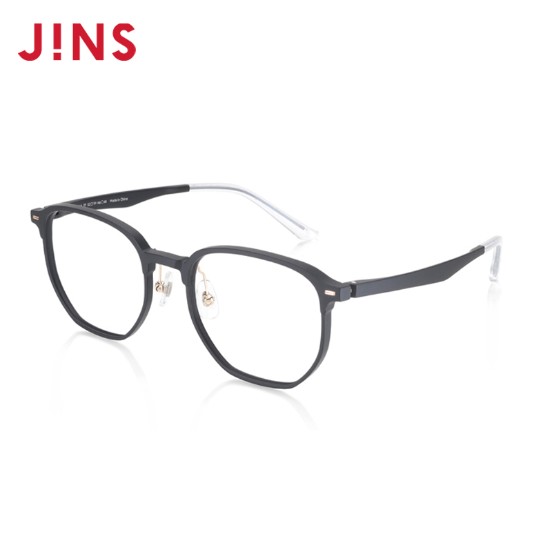 jins睛姿男士tr90可加防蓝光镜片
