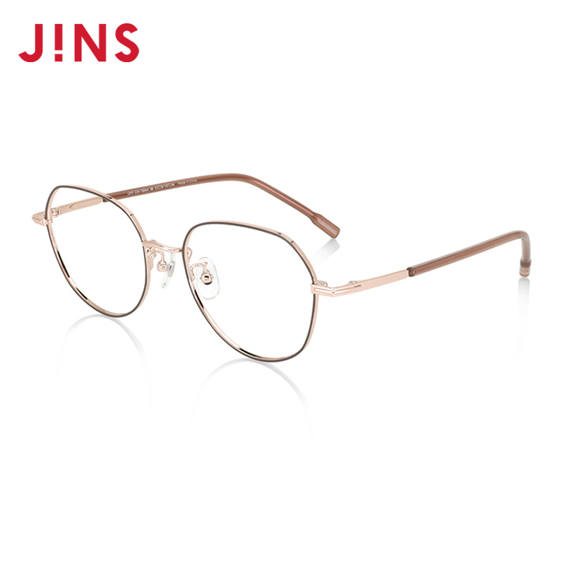 JINS睛姿含镜片近视镜低调简约休闲款可加配防蓝光镜片UMF23A158