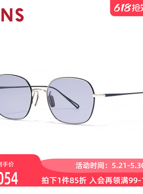 JINS睛姿太阳镜CLASSIC复古钛金属框架墨镜防紫外线UTF25A230