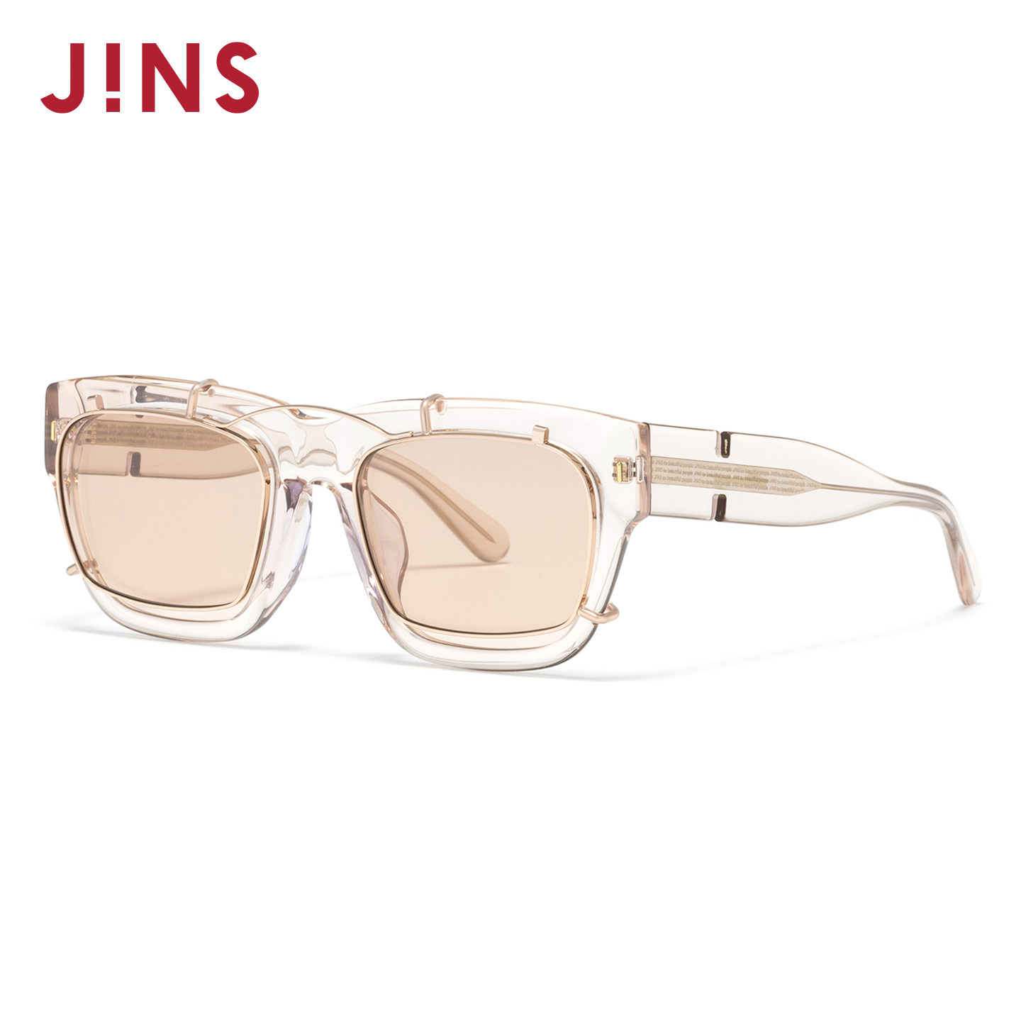 JINS睛姿太阳镜个性设计男女同款挂片墨镜防紫外线眼镜UCF26S011