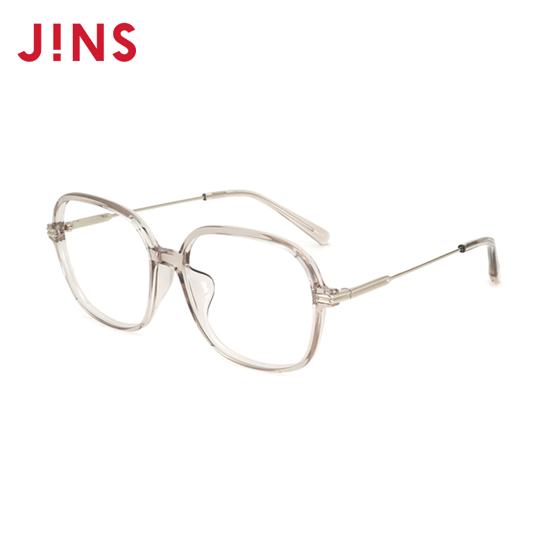 JINS睛姿含镜片近视镜经典修颜大框架可加配防蓝光镜片LRF25S055