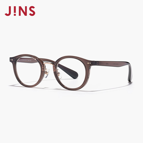 JINS睛姿女复古近视镜可加配镜片