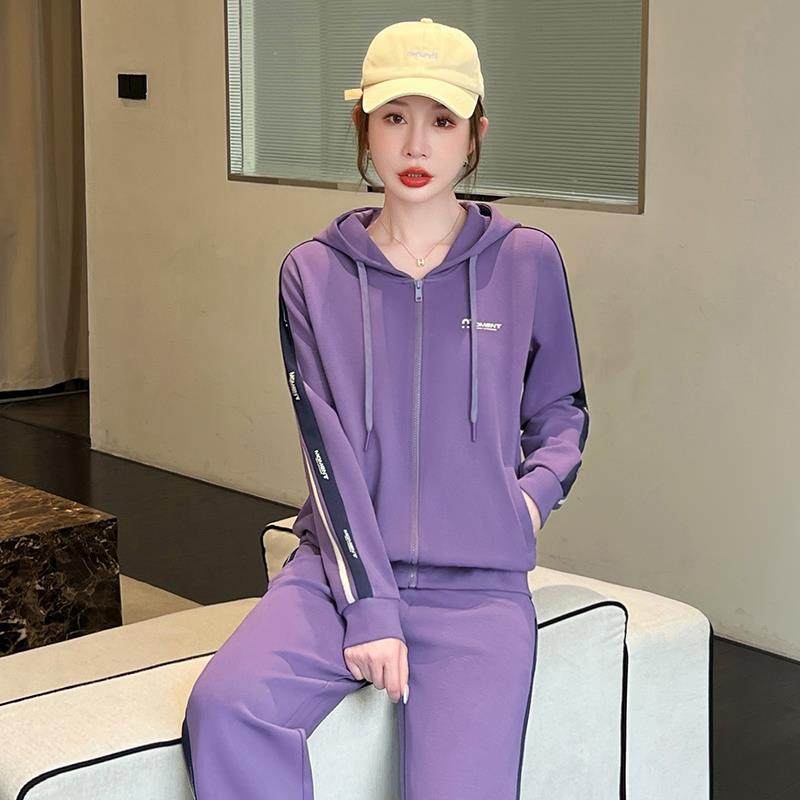 高档运套女春秋时尚洋气装减4-98961龄连帽卫衣宽松显瘦休闲两服,女装/女士精品,时尚套装,淘宝优惠券,粉丝福利购,淘宝优惠卷