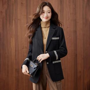外勤套毛呢外套年冬季 氛围&2591XY西呢装 通感风纯 时尚 年秋冬新款