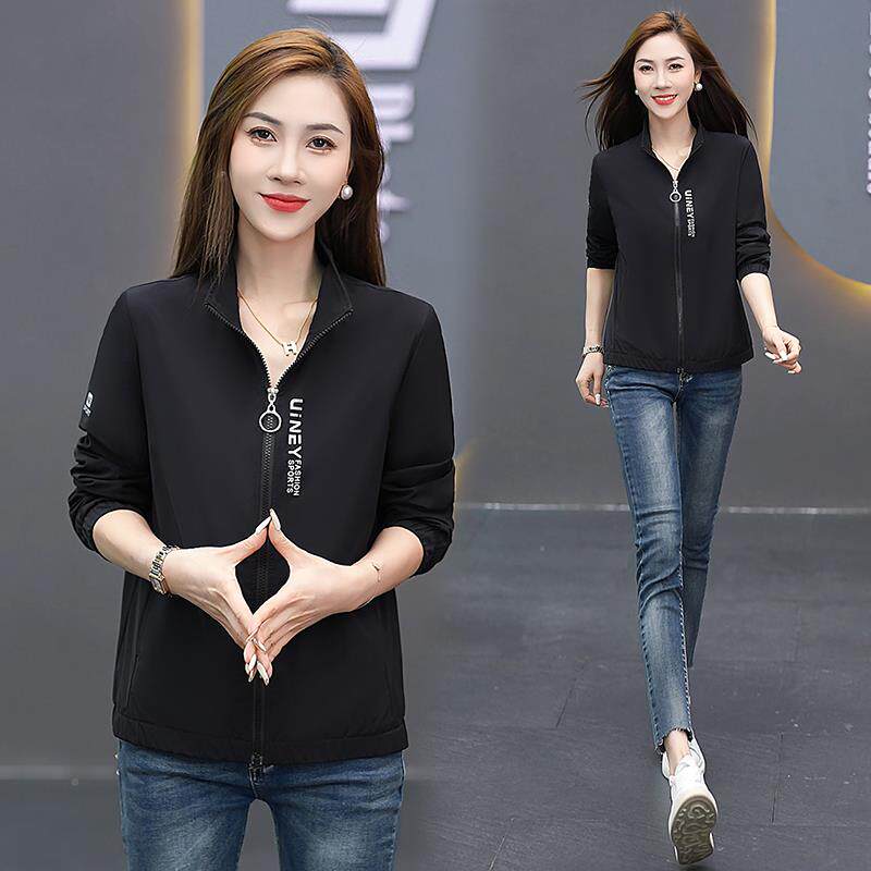 爆款棒球服年宽新款87712676早秋装韩版松短上衣小个子春外套女款