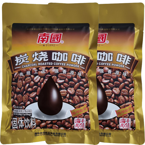 海南南国炭烧咖啡340克两袋